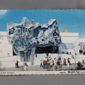 Vintage Postcard - Expo 1974 Soviet Union Pavilion - Continental Card